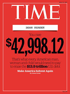 Thumbnail of Jim sparks national debate as US debt reaches inflection point from Time Magazine Cover Story